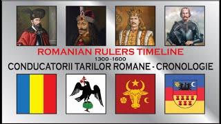 Romanian rulers timeline | Conducatorii Tarilor Romane in ordine cronologica   1300-1600