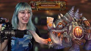 Mount Drop! Ironhoof Destroyer Drop Reaction after only 19 Attempts - Live Stream Highlight