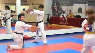 TKD Yellow to Orange Test Breaking Board 8-21-14 JK Tae Kwon Do