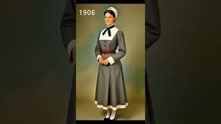 The evolution of the nurse’s uniform from 1200 to 2100 ️ #travelnurse #nurselife nurseuniform