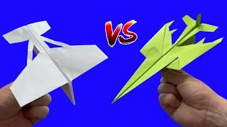 Paper Airplane Battle Which One Flies the Farthest | How to Make a Paper Airplane