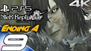 NIER REPLICANT PS5 Gameplay Walkthrough Part 9 - Ending A & Final Boss (4K 60FPS) FULL GAME