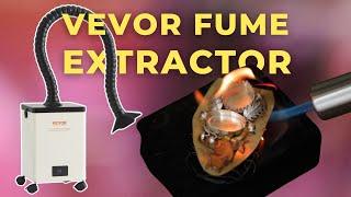 Vevor FUME EXTRACTOR for jewelry workshop! Unboxing, setup and testing