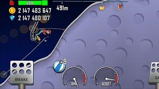 Trying to make a World Record with my chopper in Hill Climb Racing