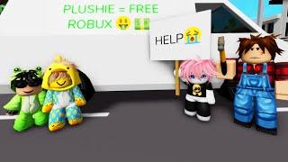 We Find CREEPY GUY wanting PLUSHIES..(Brookhaven RP)