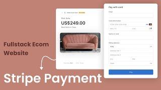 Stripe Payment - Fully working online store website [With Source Code]