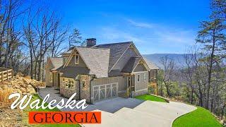 Dream Home Tour with Amazing Mountain Views in a Private, Golf & Lake Community, North of Atlanta