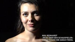 »Rede über den Schauspieler« von Max Reinhardt