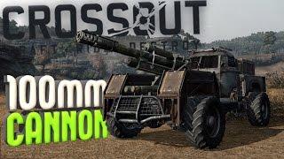 CrossOut - Small Vehicle, HUGE GUN - 100mm 2K PS Cannon Tank Destroyer Sniper - CrossOut Gameplay