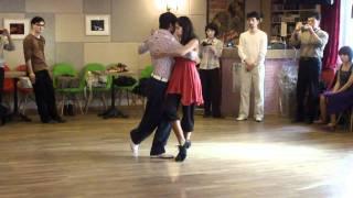 Roxana Suarez & Sebastian Achaval ~~~ Tango salon. Workshop.