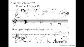 Chords, solution 49_Akkorde, Lösung 49