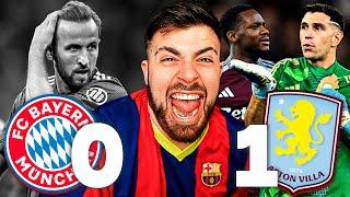 LA COBRA REACCIONA A LA VICTORIA DEL ASTON VILLA 1-0 BAYERN POR CHAMPIONS ¡HEROICO DIBU MARTÍNEZ!