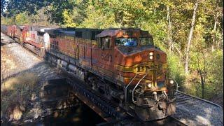 DOUBLE WARBONNETS and More Fall Trains on the CSX River Sub!!