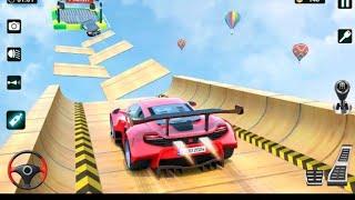 new GT car stunts ️️ game #funny #tranding  #game