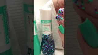 Amei essa esmaltação  Usei os esmaltes: choco menta e o brilho de sereia da  Maria Pomposa #unhas