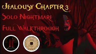 Jealousy Nightmare 3 Solo Full Walkthrough  - The Mimic | ROBLOX