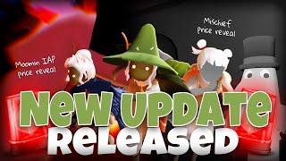 NEW Update Released! - Price reveal - IAP Moomin & Mischief items   | Sky cotl | Noob Mode