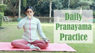 15 Mins Pranayama Practice | 5 Deep Breathing Exercises you should do Daily