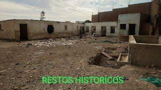 RESTOS HISTORICOS EN LA VIA EXPRESA SUR. EX FUNDO CRUZ BLANCA