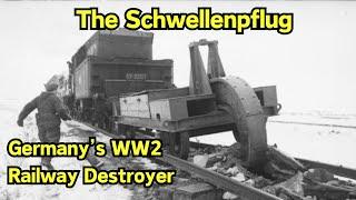 The Schwellenpflug: Germany’s WW2 Railway Destroyer #Schwellenpflug, #ww2 #fyp