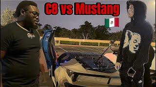 Cuffyo C8 Vs Gen 2 Mustang In Mexico #chevy #ford #c8