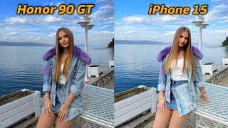 Honor 90 GT vs iPhone 15 Camera Test Comparison