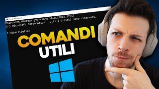 COMANDI UTILISSIMI per il TERMINALE di Windows!