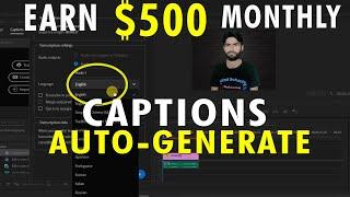 Auto-Generate Captions & Subtitles in Adobe Premiere 2022 | How to transcribe a video Free