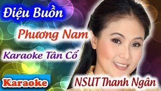 Điệu Buồn Phương Nam | Karaoke Tân Cổ | Thanh Ngân 