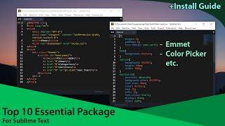 Top 10 Essential Packages for Sublime Text