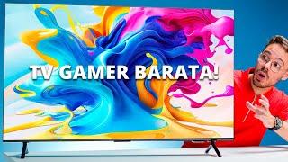 Essa é a MELHOR TV Gamer barata! TCL QLED C645 120hz