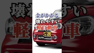 金がかかる壊れやすい軽自動車５選#ドライブ #高級車 #車 #軽自動車 #トヨタ