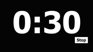 30 Second Countdown Timer