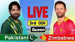 Pakistan vs Zimbabwe, 3rd ODI | Live Cricket Match Today | PAK vs ZIM Live Match Today | PAK vs ZIM