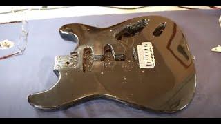 A naked guitar!!! New everything to be fitted to this nice little Encore.