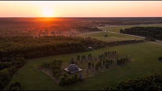 Windfilm  The Universal Mind. At the Nikola-Lenivets, art park in Russia. Drone video