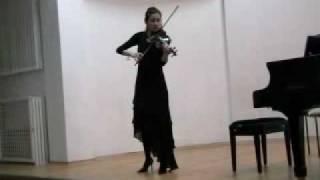 Elisabeth Volchkova -  Bach Sonata No.1 in G minor, BWV 1001 (I. Adagio)