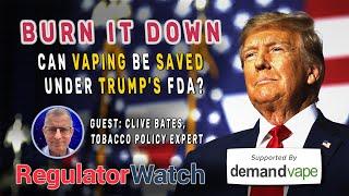 BURN IT DOWN | Can Vaping Be Saved Under Trump’s FDA? | RegWatch