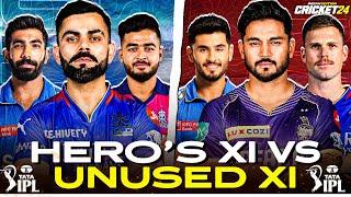 VIRAT & RIYAN SHINES - IPL 2024  Hero's  Unused XI - Cricket 24