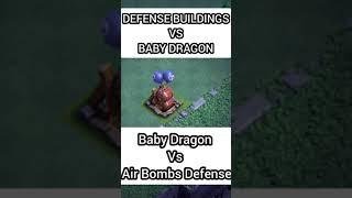 Defense Air Bombs Vs Troop Baby Dragon in Builder Base Clash of Clans