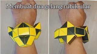 Membuat gelang Power Ranger, Tutorial Rubik ular 24,