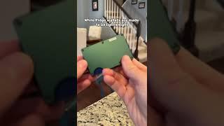 Upgrade to a mature wallet with this amazing forest green option