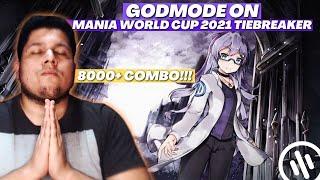 GODMODE ON OSU!MANIA WORLD CUP 2021 TIEBREAKER + REACTION ! SillyFangirl osu!mania