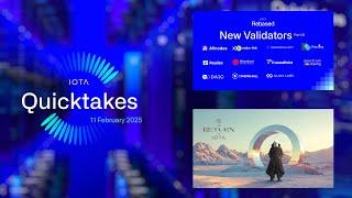 IOTA Quicktakes 11.02.2025: iotalabs' Return of IOTA Campaign + New IOTA Rebased Testnet Validators