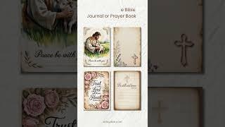 100-Page Christian Junk Journal Kit – Faith Printables for Prayer & Bible Journals!