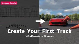 Create Your First Assetto Corsa Track - Blender Beginner Tutorial