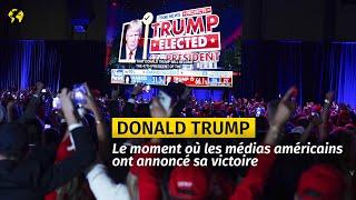 “Breaking news” : le moment où les médias américains ont annoncé la victoire de Trump