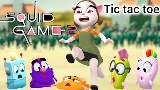 TIC TAC TOE - MY TALKING TOM 2 - SQUID GAME 2