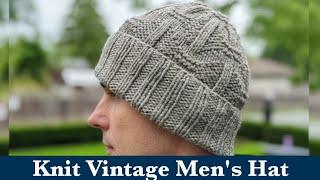 Knit Vintage Men's Hat || Knit Vintage Hat for Men
