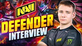 Defender - First Interview  (NAVI MOBILE LEGENDS)